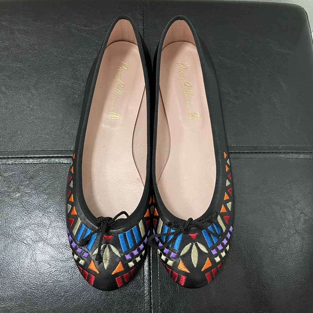 Pretty ballerina colorful flats